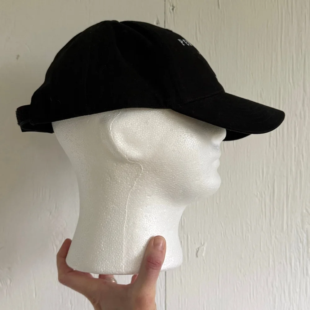 Pendleton Whisky Leather Buck Embroidered Hat | Adjustable Black Cap